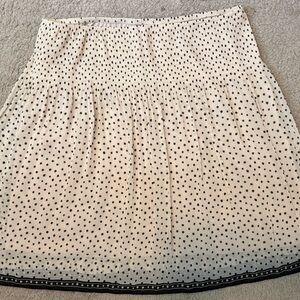 Max Studio Polka Dot Skirt